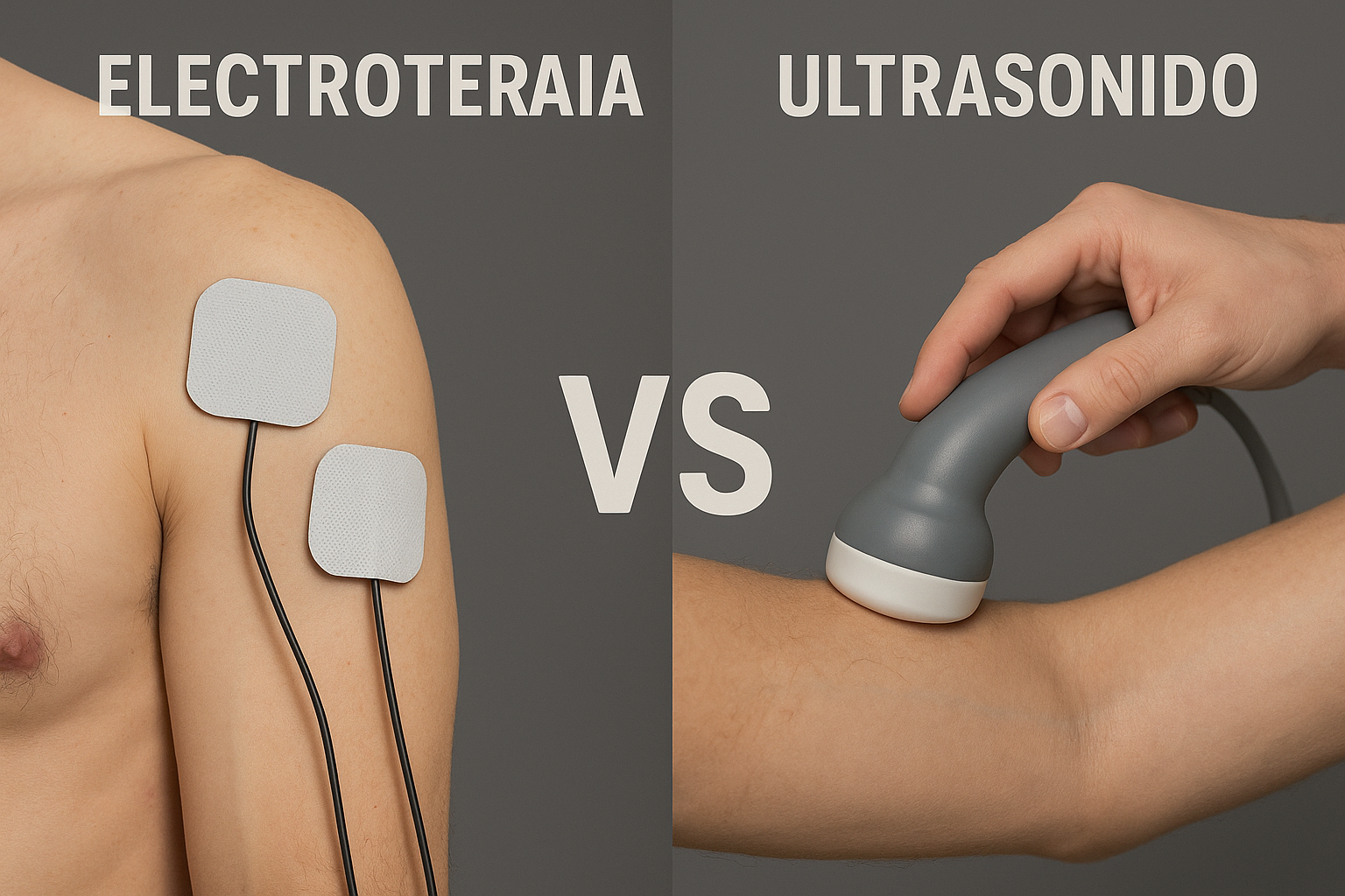 electroterapia vs ultrasonido